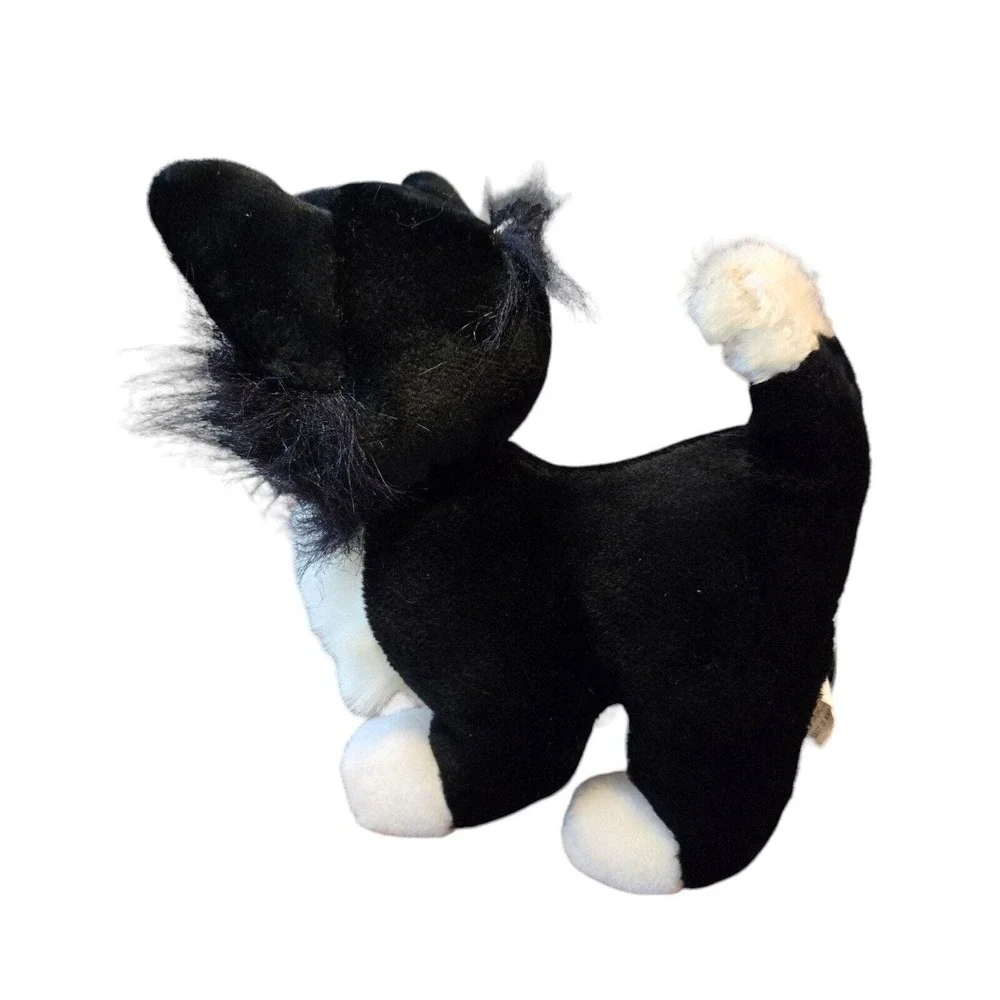 Disneyland Disney‎ Pinnochio Cat Black White Plush Stuffed Animal 8